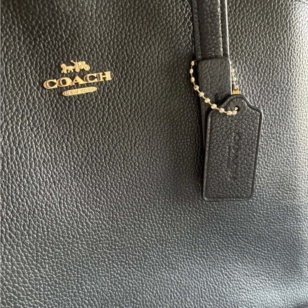 Coach Charlie Carryall Black Pebbled Leather Tote | 25137 | Hangtag | GUC - Picture 16 of 16
